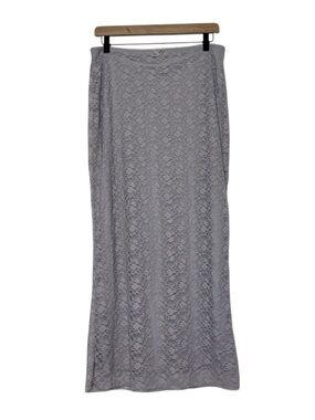 Y2K Madden Girl Size XL Lace Maxi Skirt Velvet Bow Romantic Coquette Fairy